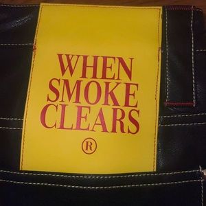 WSC WHEN SMOKE CLEAR RARE PANTS